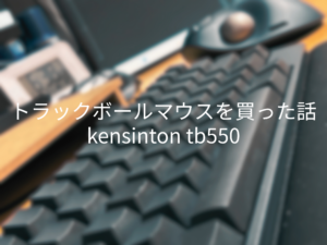 kensinton tb550のリアルな感想、買った理由を話す記事のサムネイル画像